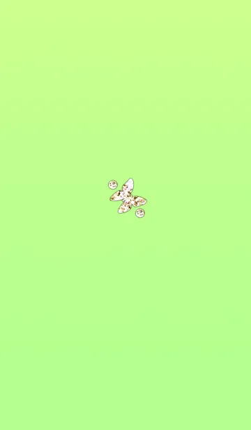 [LINE着せ替え] クリスタルライトグリーンシンプルの画像1