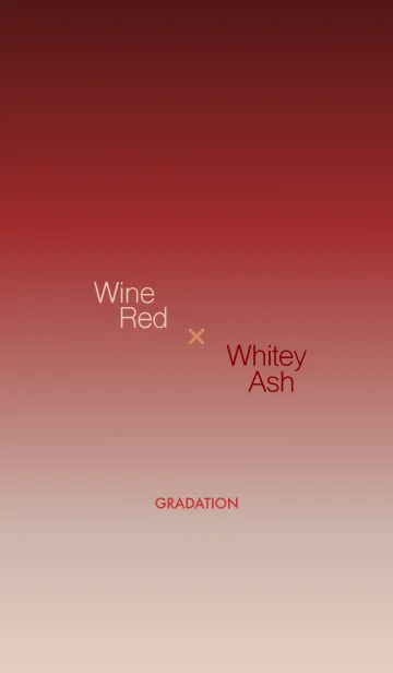 WineRed×WhiteyAsh <大人カラーリング>の着せ替えメイン画像