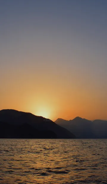 夕映えの海の着せ替えメイン画像