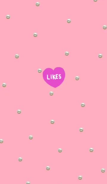 [LINE着せ替え] 大人かわいいピンクとパールの着せ替えの画像1