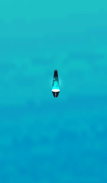 [LINE着せ替え] 水彩癒しのランプライトブルーの画像1