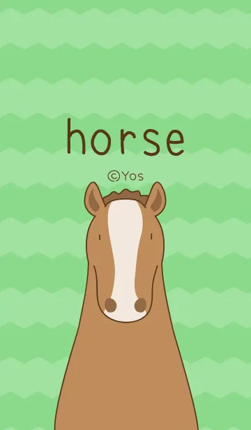 [LINE着せ替え] うまのゆるいきせかえの画像1