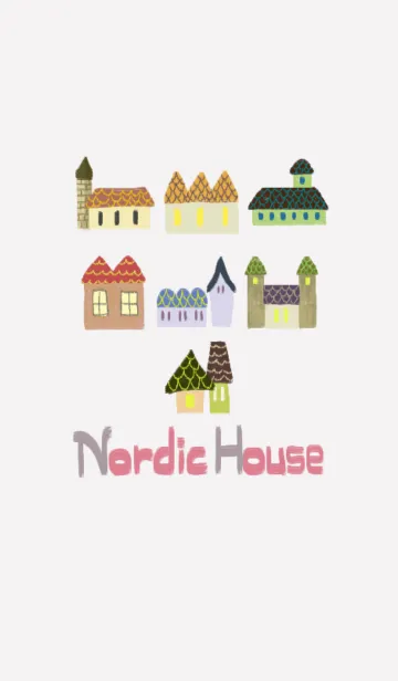 [LINE着せ替え] 大人可愛い北欧風ハウスの画像1