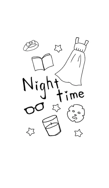 [LINE着せ替え] オトナ女子のナイトタイム☆の画像1