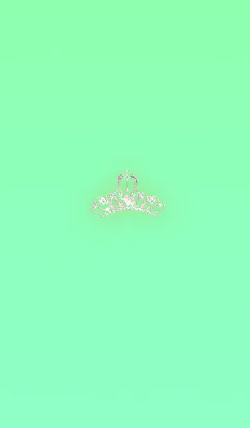 [LINE着せ替え] ティアラブルーグリーンシンプルの画像1