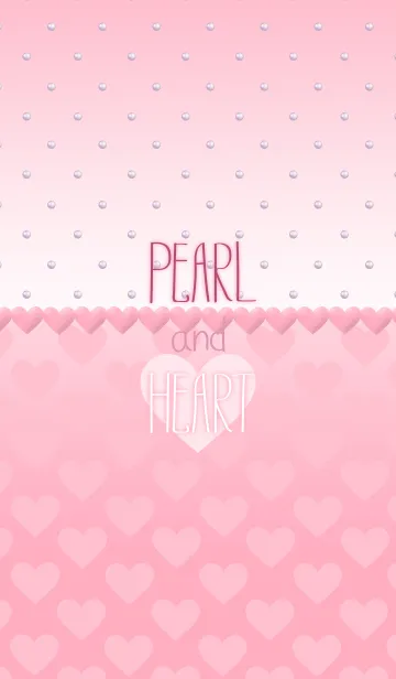 [LINE着せ替え] パールとPINKハートの画像1