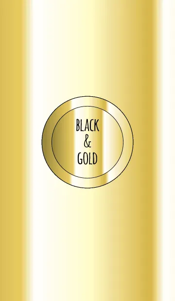 [LINE着せ替え] ブラック＆ゴールド オトナ女子向けの画像1