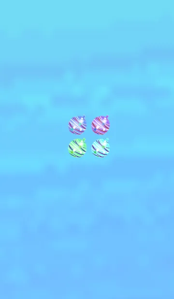 [LINE着せ替え] 大人の水風船ライトブルーの画像1