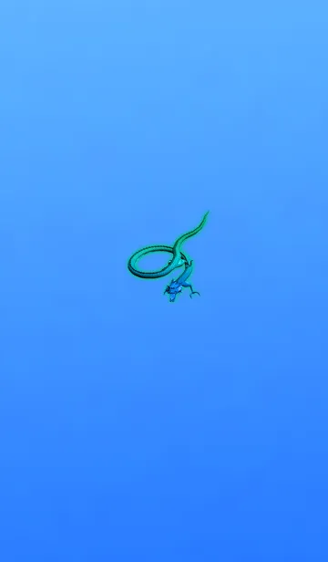 [LINE着せ替え] 大人のブルー龍の画像1