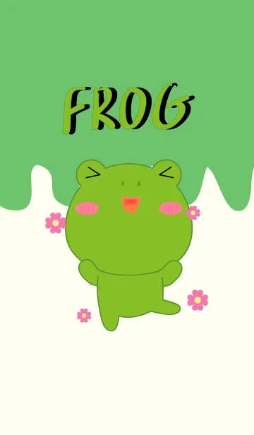 [LINE着せ替え] I Love So Cute Frog theme (jp)の画像1