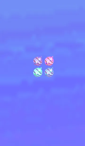 [LINE着せ替え] 大人の水風船ブルーの画像1