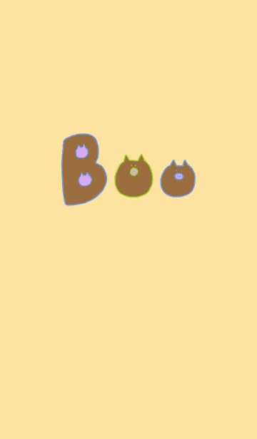 [LINE着せ替え] Boo #6+4の画像1