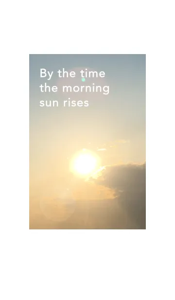 [LINE着せ替え] 朝日の画像1