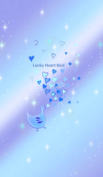 [LINE着せ替え] Lucky Heart Bird ～幸せのハート鳥の画像1