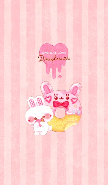 One way love DoughnutsのLINE着せ替え