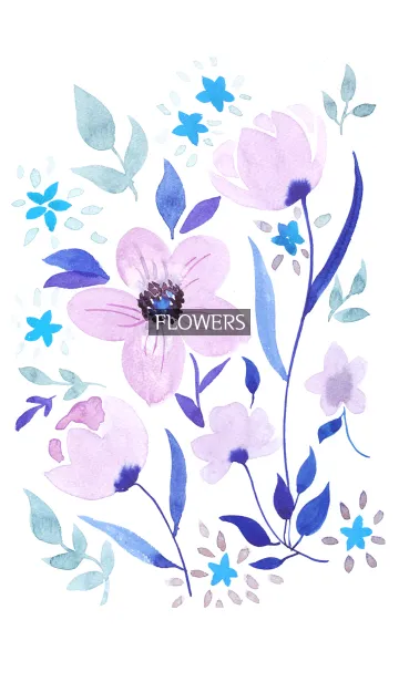 water color flowers_530の着せ替えメイン画像