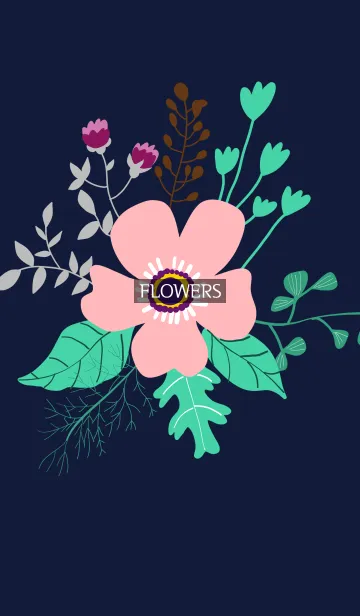 [LINE着せ替え] ahns flowers_090の画像1