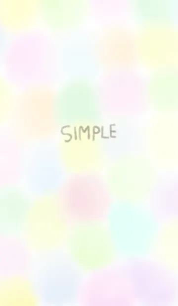 [LINE着せ替え] 大人かわいい水彩シンプルの画像1