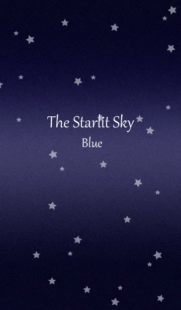 大人シンプル星空(ダークブルー×スター柄)の着せ替えメイン画像
