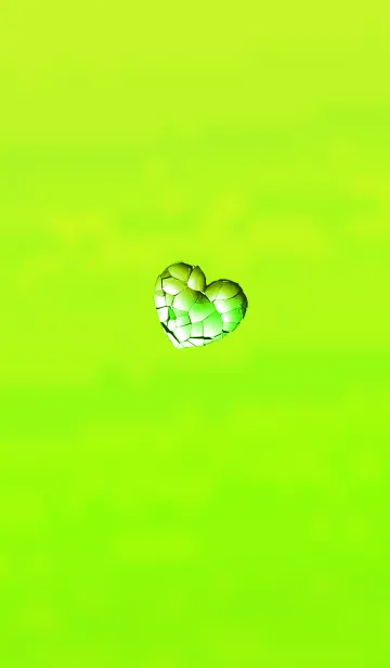 [LINE着せ替え] ブレイクハート大人ライトグリーンの画像1