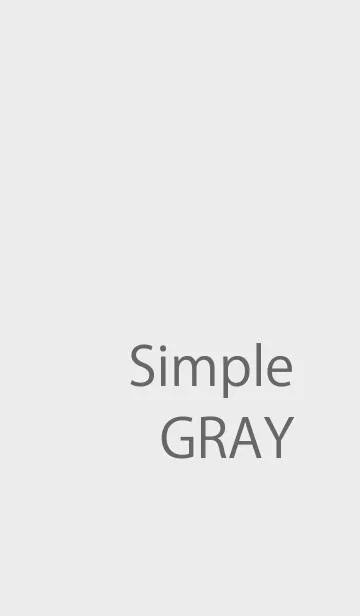 [LINE着せ替え] Simple GRAY .の画像1