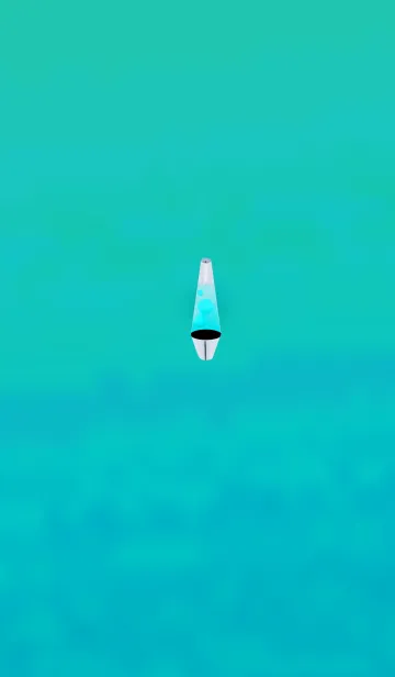 [LINE着せ替え] 水彩癒しのランプホワイトブルーの画像1