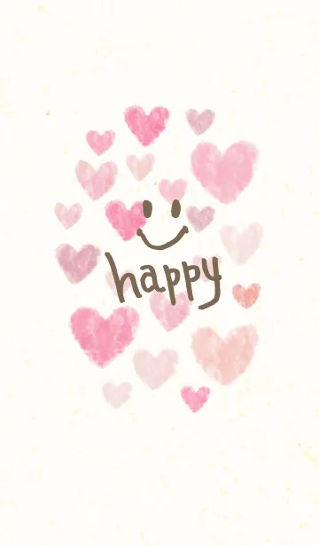 [LINE着せ替え] 大人スマイルとハート17の画像1