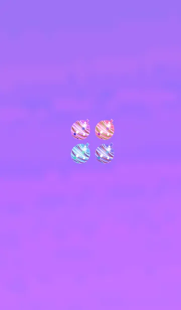 [LINE着せ替え] 大人の水風船パープルの画像1