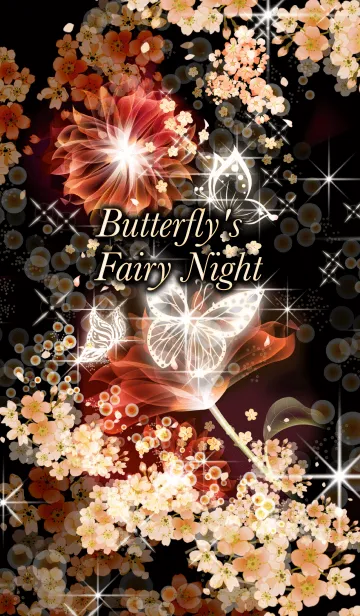 [LINE着せ替え] Butterfly's Fairy Nightの画像1