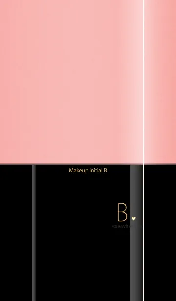[LINE着せ替え] メークアップ イニシャル B オトナの画像1