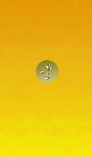 [LINE着せ替え] オトナの雫イエローの画像1