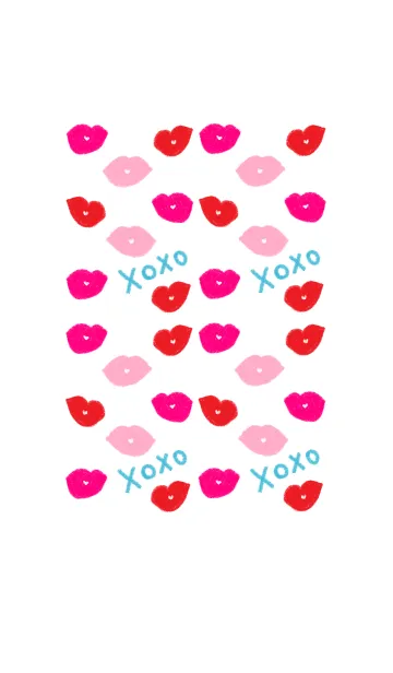 [LINE着せ替え] クレヨン x XOXOの画像1