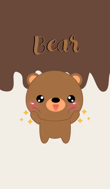 [LINE着せ替え] I Love Cute Bear theme (jp)の画像1