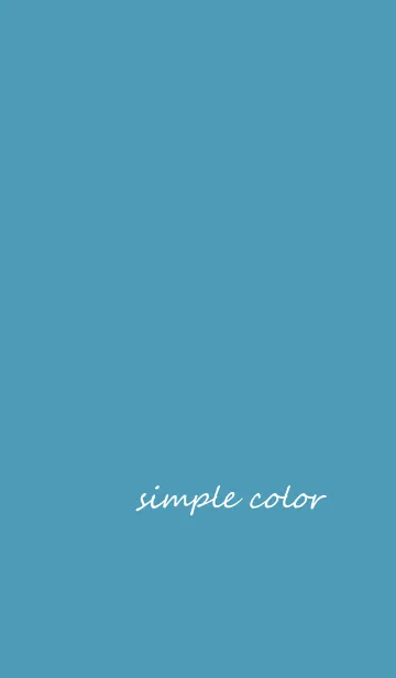 [LINE着せ替え] シンプルカラー*大人ブルーの画像1