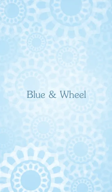 [LINE着せ替え] Blue ＆ Wheelの画像1