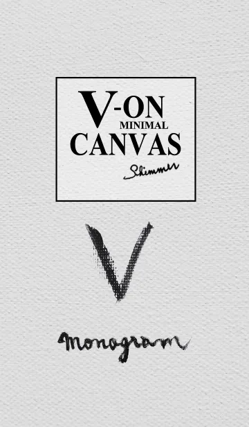V on Canvas -Minimal-の着せ替えメイン画像