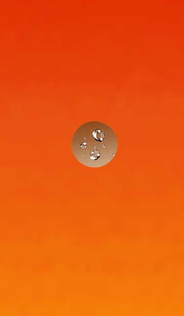 [LINE着せ替え] オトナの雫オレンジの画像1