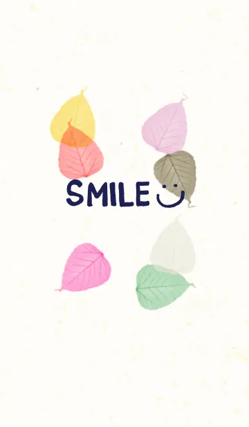 [LINE着せ替え] 葉っぱ-スマイル13-の画像1