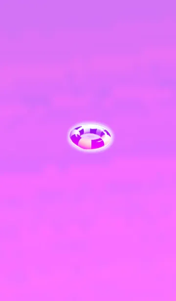 [LINE着せ替え] 大人のおしゃれ浮き輪ピンクの画像1