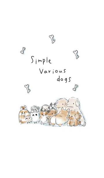 [LINE着せ替え] 犬詰め合ワンせの画像1