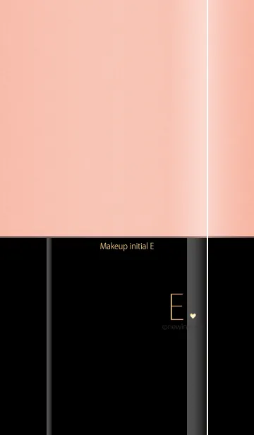 メークアップ イニシャル E オトナの着せ替えメイン画像