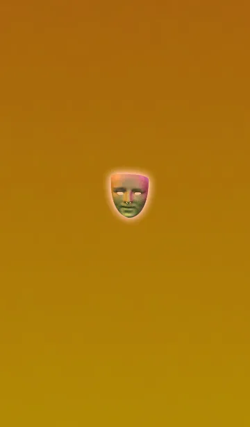 [LINE着せ替え] 大人の仮面オレンジの画像1