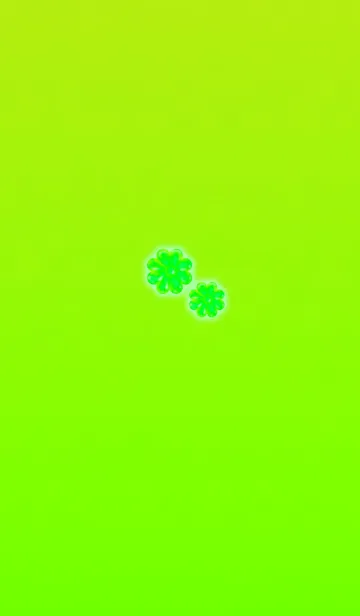 [LINE着せ替え] ジュエリーフラワーグリーン大人の画像1