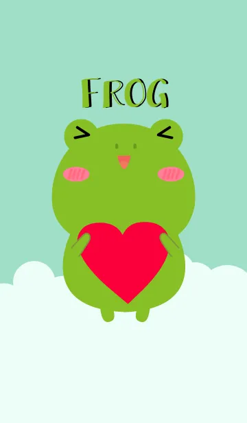 [LINE着せ替え] Pretty Frog Theme (jp)の画像1