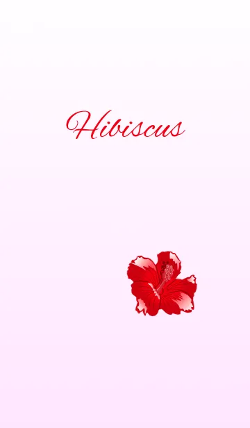 [LINE着せ替え] 花シリーズ Hibiscusの画像1