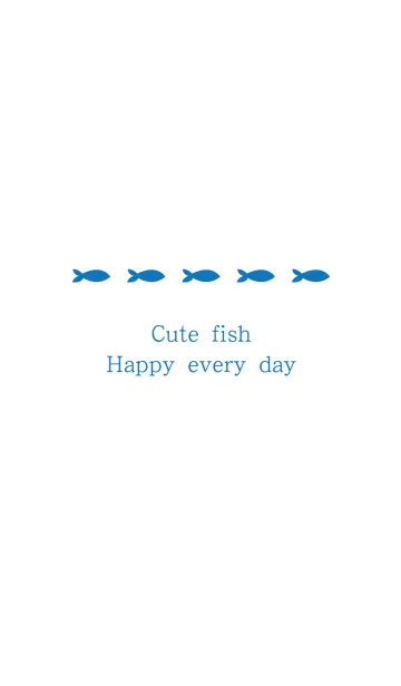 [LINE着せ替え] かわいい小さな魚の画像1