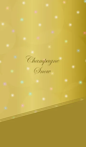 [LINE着せ替え] シャンパン・スノー <オトナキブン>の画像1