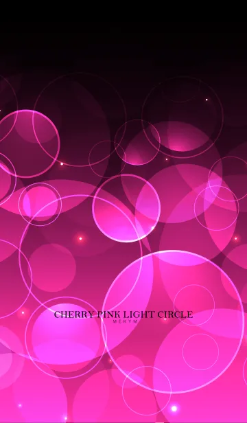 [LINE着せ替え] CHERRY PINK LIGHT CIRCLEの画像1