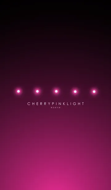 [LINE着せ替え] CHERRY PINK LIGHT -MEKYM-の画像1