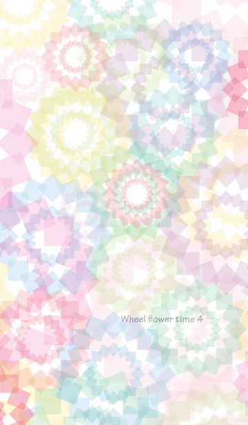 [LINE着せ替え] Wheel flower time 4の画像1